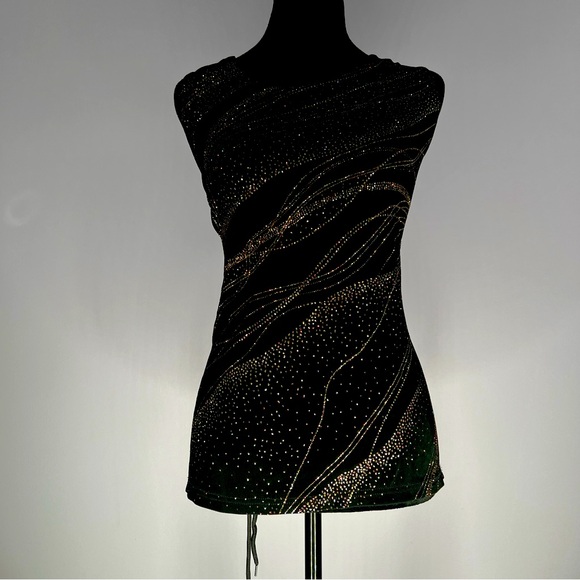 Black Sparkle Top- Perfect For a Night Out - Picture 3 of 5